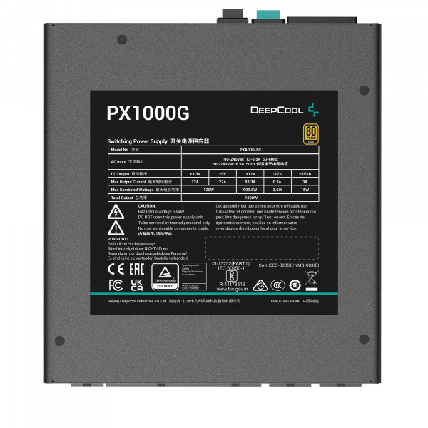 Фото - Блок живлення для ПК Deepcool PX1000G V2 (R-PXA00G-FC0B-EU-V2) 1000W