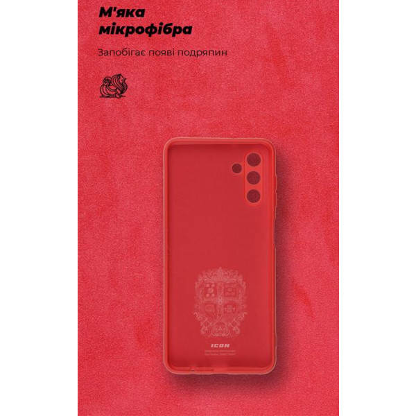 Фото - Чохол для смартфону Armorstandart ICON Case for Samsung A04s / A13 5G Camera cover Red (ARM63909)