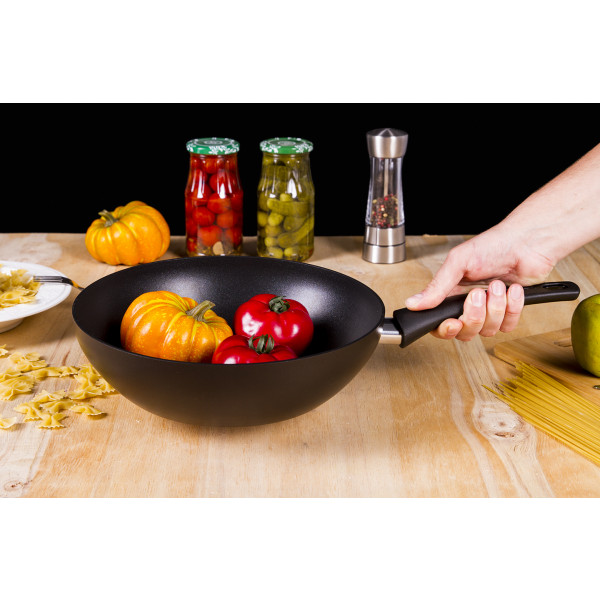 Фото - Сковорода ВОК Tefal C6941902 Chefs 28 см Вок
