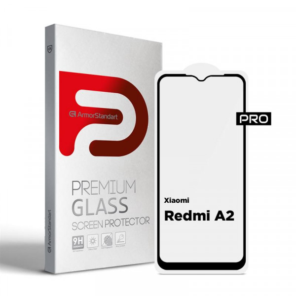 Фото - Захисне скло для смартфону Armorstandart Pro for Xiaomi Redmi A2 Black (ARM66569)