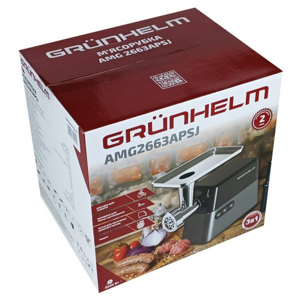 Фото - М'ясорубка Grunhelm AMG2663APSJ