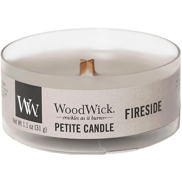 Фото - Свеча стеклянная Woodwick Petite Fireside 31 г (66106E)