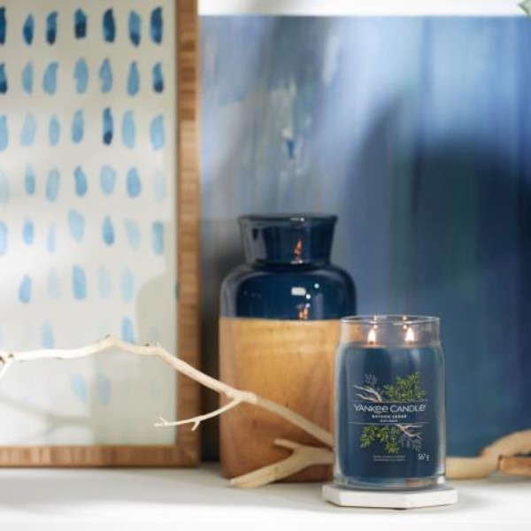 Фото - Свічка скло Yankee Candle Large Bayside Cedar 567 г (1629980E)