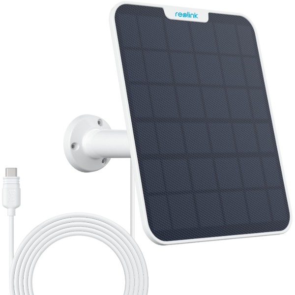Фото - Стаціонарна сонячна панель Reolink Solar Panel 2 White Фото - Стаціонарна сонячна панель Reolink Solar Panel 2 White