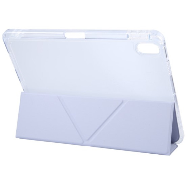 Фото - Чохол для планшета BeCover Ultra Slim Origami Transparent з кріпленням Apple iPad 10.9" (2022/2024)/iPad (А16) 2025 11" Purple (712941)