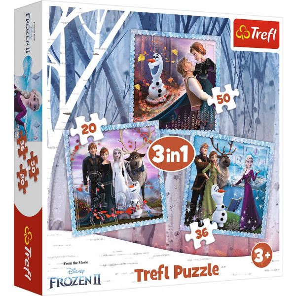 Фото - Пазлы (3-4 года) Trefl "Магические истории" / Дисней Ледяное сердце 2 (3в1) (34853) Фото - Пазлы (3-4 года) Trefl "Магические истории" / Дисней Ледяное сердце 2 (3в1) (34853)