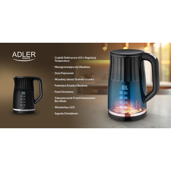 Фото - Електричний чайник Adler AD 1350