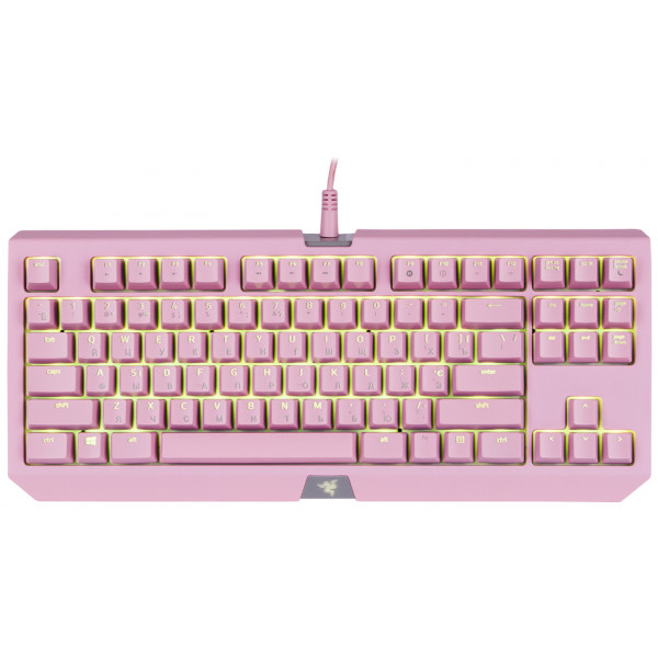 Фото - Клавиатура проводная игровая Razer BlackWidow TE Chroma V2 Quartz Edition Pink USB (RZ03-02191700-R3M1)