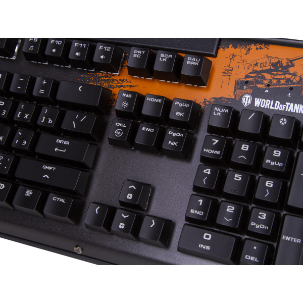 Фото - Клавіатура дротова ігрова Cougar Ultimus RGB World of Tanks