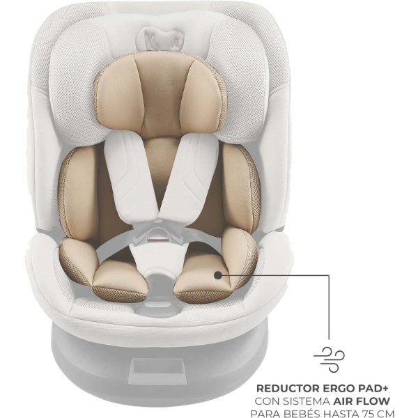 Фото - Автокрісло Kinderkraft Xpedition 3 i-Size Beige (KCXPED03BEG0000)