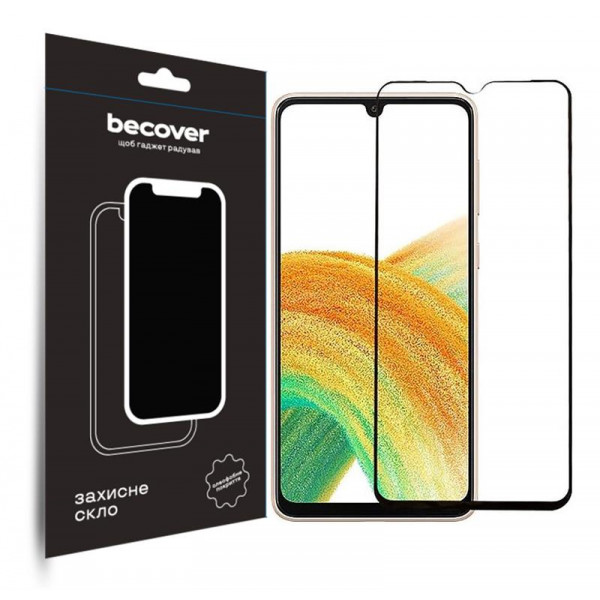 Фото - Захисне скло для смартфону BeCover for Samsung Galaxy A34 5G SM-A346 Black (708840)