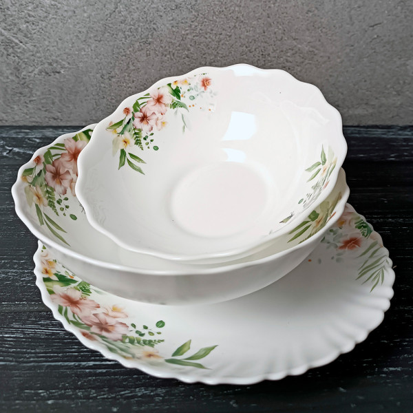 Фото - Салатник Vittora Чарівний сад Wave 175 мм (V-175CS)