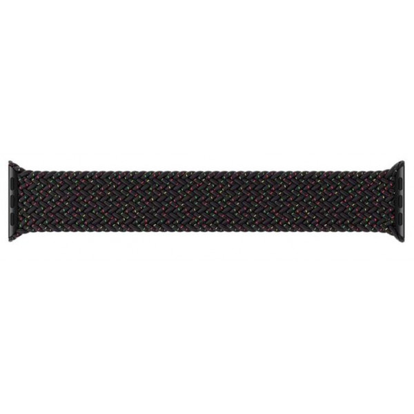 Фото - Ремінець для смарт-годинника Armorstandart Braided Solo Loop for Apple Watch 42mm/44mm/45mm/49mm Black Unity Size 10 (ARM64906)