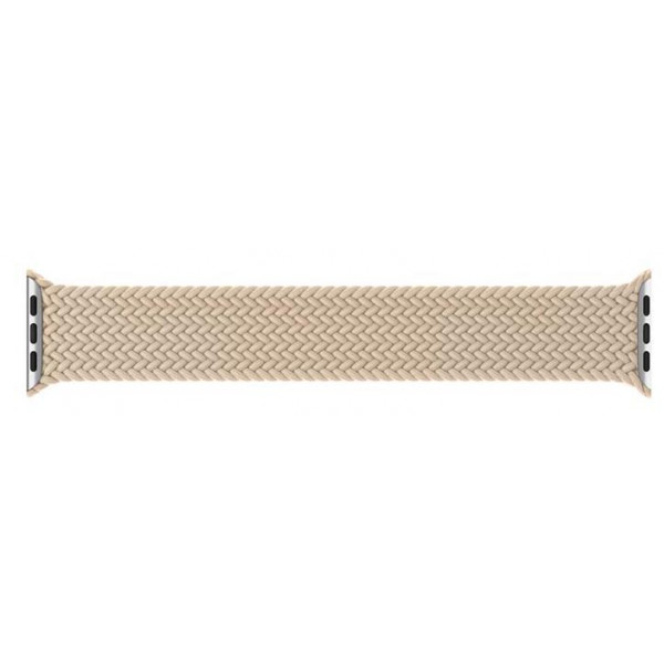 Фото - Ремінець для смарт-годинника Armorstandart Braided Solo Loop for Apple Watch 42mm/44mm/45mm/49mm Beige Size 8 (ARM64905)