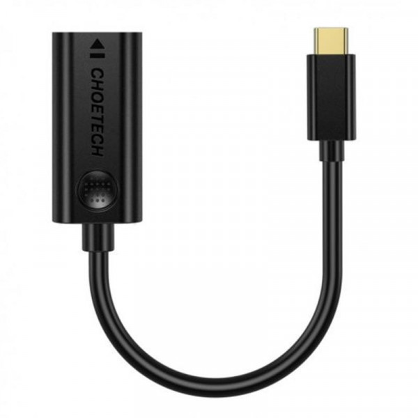 Фото - Переходник HDMI Choetech USB Type-C (M/F), Black (HUB-H04)