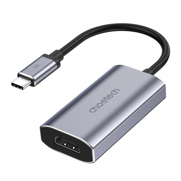 Фото - Перехідник HDMI Choetech USB Type-C (M/F), Silver (HUB-H16)