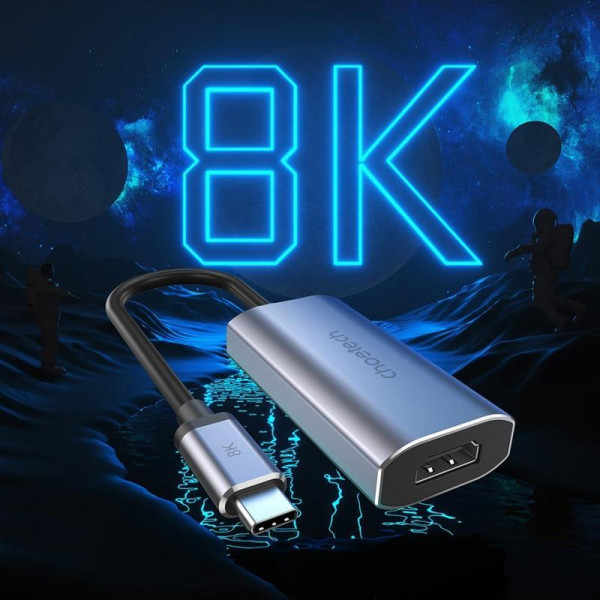 Фото - Перехідник HDMI Choetech USB Type-C (M/F), Silver (HUB-H16)