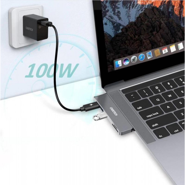 Фото - Хаб USB Choetech 7 in 1 USB-C (HUB-M14)