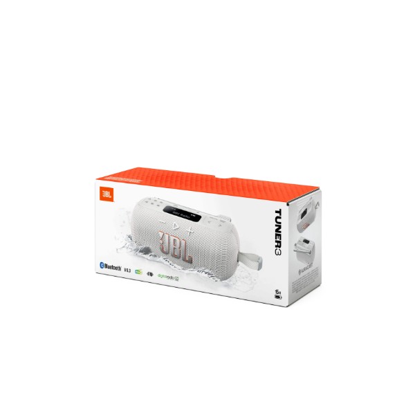 Фото - Радіоприймач JBL Tuner 3 White (JBL JBLTUNER3WHT)