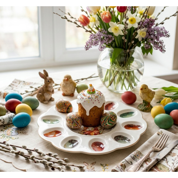 Фото - Блюдо Lefard Easter time 25 см (985-187)