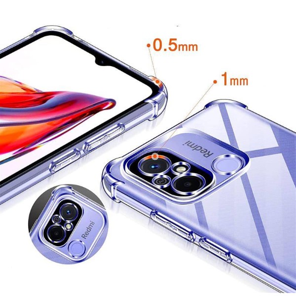 Фото - Чохол для смартфону BeCover Anti-Shock for Xiaomi Redmi 12C Clear (709176)