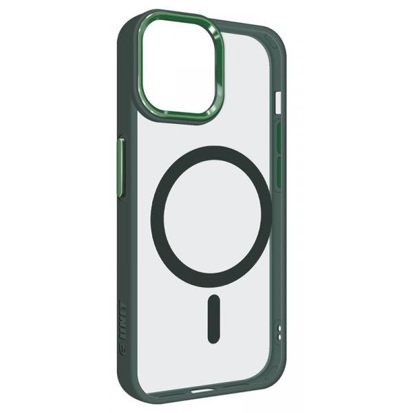 Фото - Чохол для смартфону Armorstandart Unit MagSafe for Apple iPhone 13 Dark Green (ARM66938)