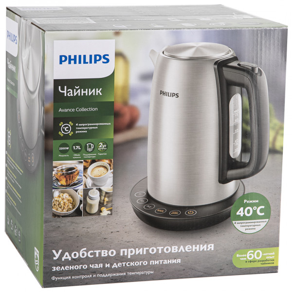 Фото - Электрический чайник Philips Avance Collection HD9359/90