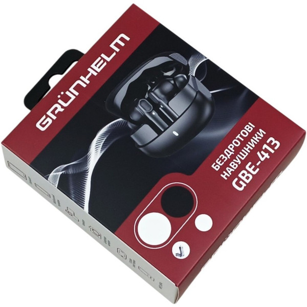 Фото - Навушники вкладиші бездротові TWS Grunhelm GBE-966