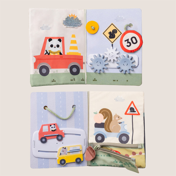 Фото - Книжка-іграшка Taf Toys Квітуча фантазія – КНИГА МАНДРІВНИКА (13825)