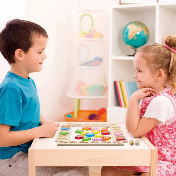 Фото - Настільна гра (3-4 роки) Viga Toys Карнавал тваринок (50450)