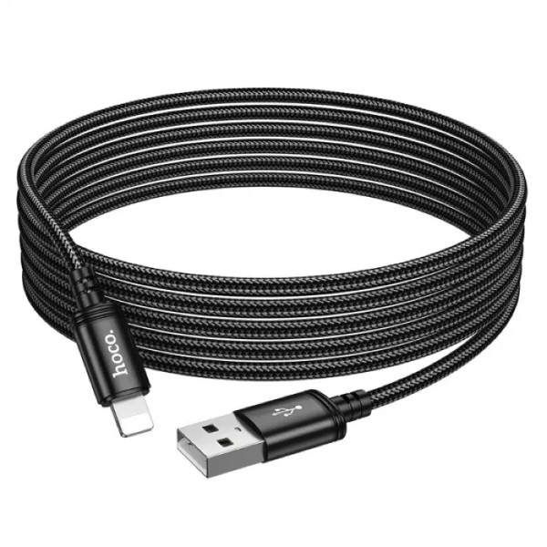 Фото - Кабель HOCO X91 Radiance for iP 3m Black (6931474788702)