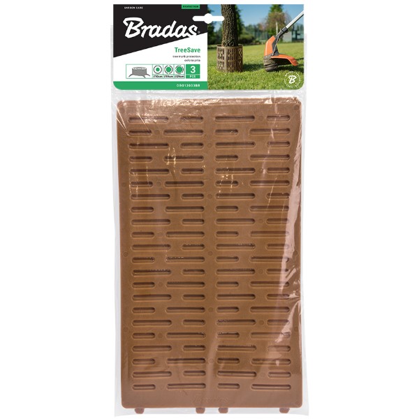 Фото - Бордюр садовый BRADAS TreeSave 20х33 см Коричневый (OBO12033BR)