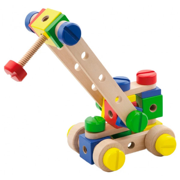 Фото - Дерев'яний конструктор Viga Toys 53 деталі (50490)