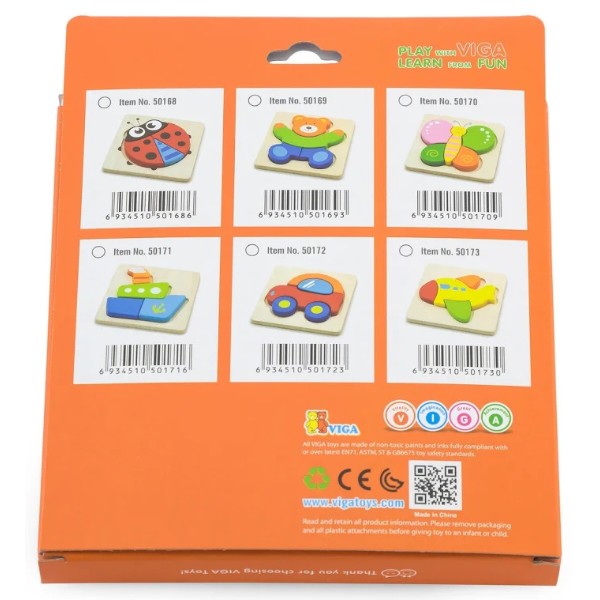 Фото - Головоломка Viga Toys Літачок (50173)