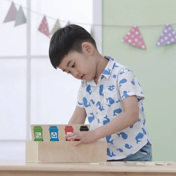 Фото - Сортер Viga Toys Сортування сміття (44504)