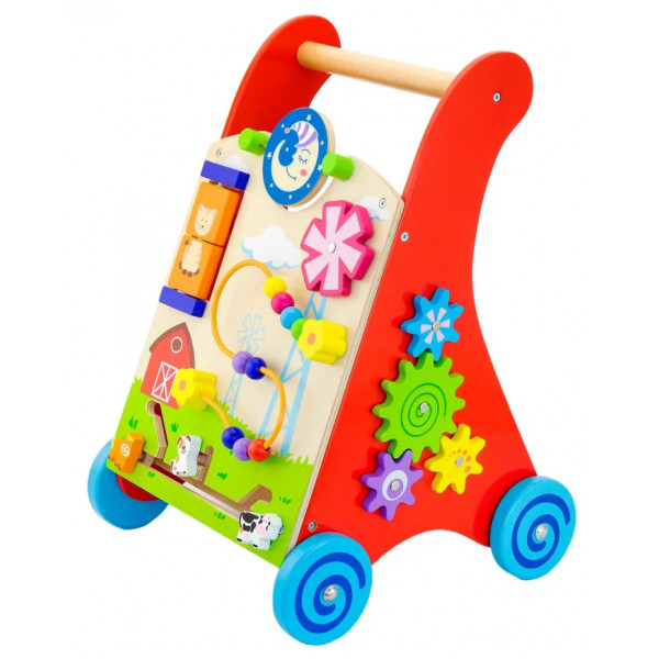 Фото - Ходунки Viga Toys з бізібордом (50950)