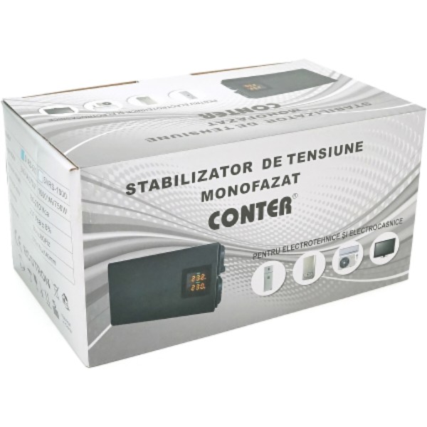 Фото - Стабілізатор напруги Conter SVRS-500VA/375W