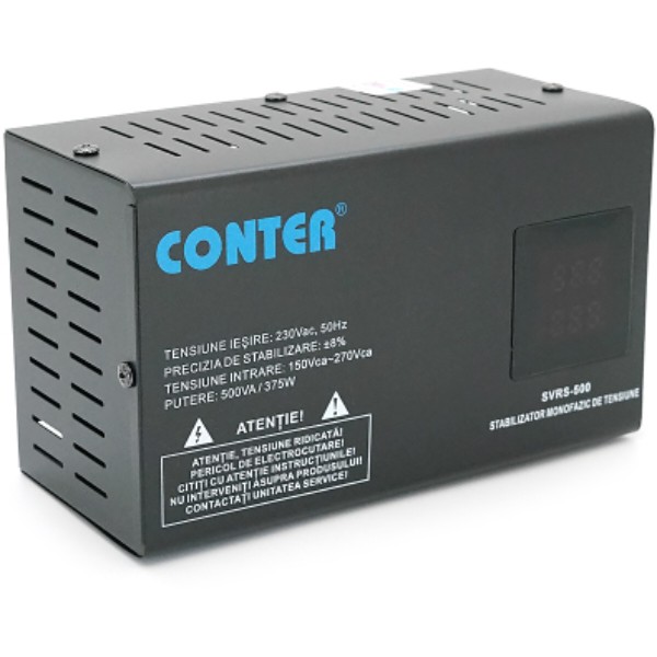 Фото - Стабілізатор напруги Conter SVRS-500VA/375W