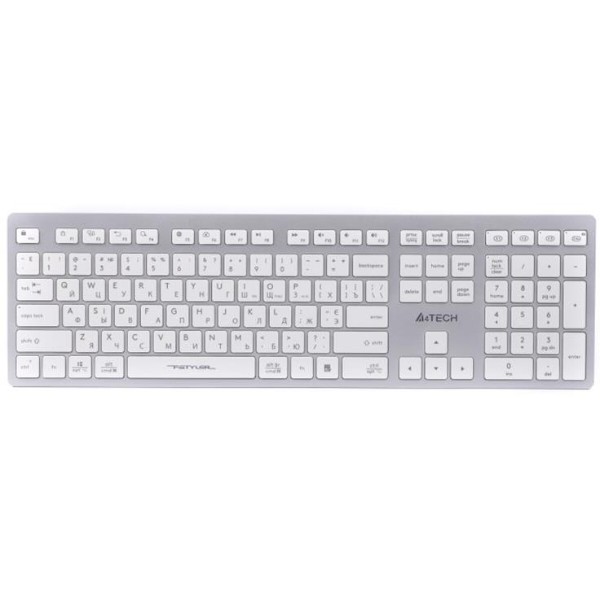 Фото - Клавіатура бездротова A4tech FBX50C White