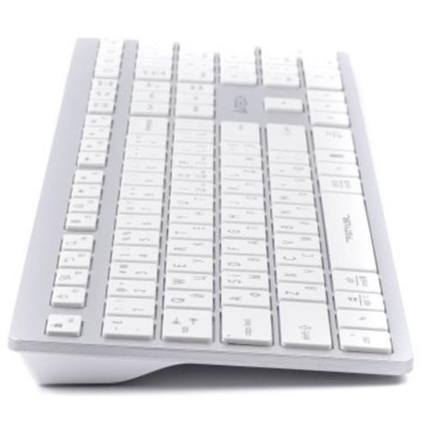 Фото - Клавіатура бездротова A4tech FBX50C White