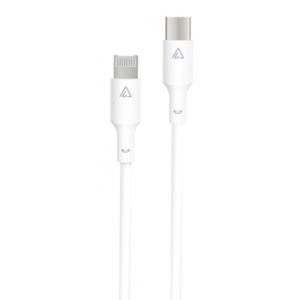 Фото - Кабель синхронізації даних ACCLAB PwrX USB Type-C-Lightning 1.2m 30W White (1283126559556)