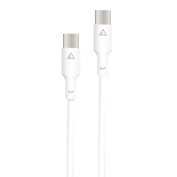 Фото - Кабель синхронізації даних ACCLAB PwrX USB Type-C-USB Type-C 1.2m 60W White (1283126559563) Фото - Кабель синхронізації даних ACCLAB PwrX USB Type-C-USB Type-C 1.2m 60W White (1283126559563)