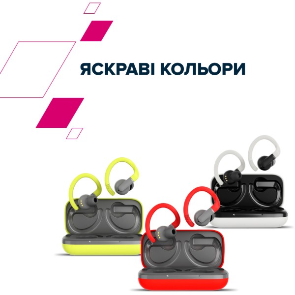 Фото - Навушники вкладиші бездротові TWS Canyon OnRun 11 Sport Wireless charge Red (CNS-TWS11R)