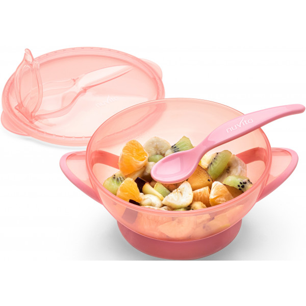 Фото - Набор детский 3 пр. Nuvita дорожный Pink (NV1421COOLPink)