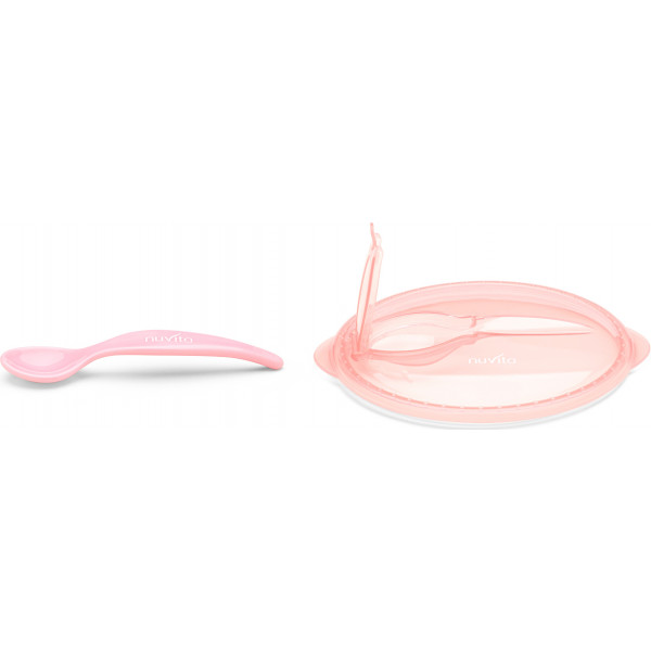 Фото - Набор детский 3 пр. Nuvita дорожный Pink (NV1421COOLPink)