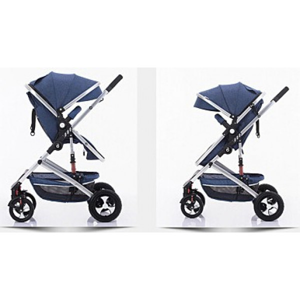 Фото - Коляска трансформер універсальна Jiaobei High landscape Blue (808)