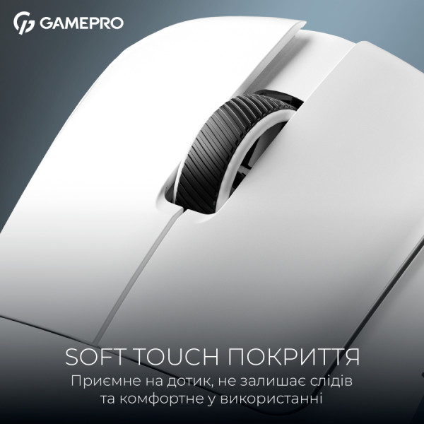Фото - Мышь беспроводная игровая GamePro Asgard Odin 8K Wireless RGB White (GM035W)