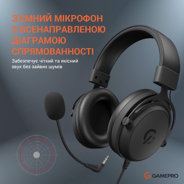 Фото - Гарнітура дротова ігрова GamePro HS1050