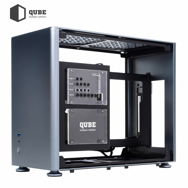 Фото - Корпус QUBE A4 Aluminum Gray (QBA4I_WGNU3)