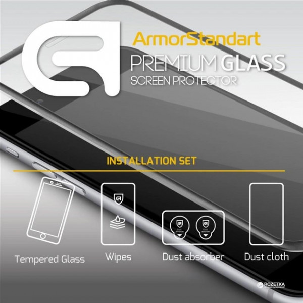 Фото - Захисне скло для смартфону Armorstandart 3D Soft Edge for Apple iPhone 8 Plus Black (ARM49733-GSE-BK)